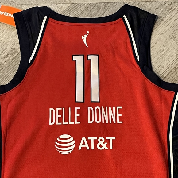 Nike WNBA Womens Elena Delle Donne Washington Mystics Jersey Red Size Small (40) - Picture 6 of 6